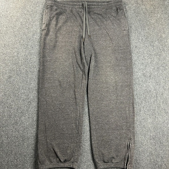 Sean‎ John Sweatpants Mens XXL Gray Pants Drawstring Distressed Y2K Adults - Picture 1 of 9